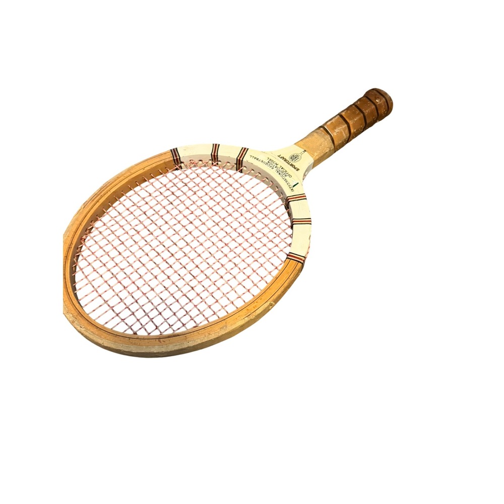Vintage Sportcraft Racquetball Racquet IRA Official Model Wood Frame Retro